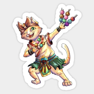 Kamura's Feline Helper Sticker